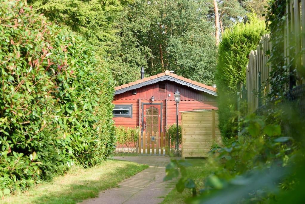 Spacious Wooden Cottage With Infra-Red Sauna At Veluwe Putten Exteriér fotografie